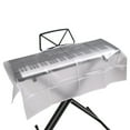 thumbnail image 3 of BLEEUS 61Keys Transparent Frosted Piano Cover Waterproof Digital Piano Cover (61 Keys) Musical Instruments Supplies (61 keys), 3 of 10
