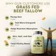 thumbnail image 4 of Ancestral Supplements Grass Fed Beef Tallow Capsules, 3000mg, Nourishing Kidney Fat Supplement Supports Bones, Teeth, Gums, Skin, Immune and Overall Health, Non-GMO, 180 Capsules, 4 of 6