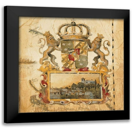 Jardine, Liz 12x12 Black Modern Framed Museum Art Print Titled - Terra Nova I