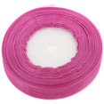 thumbnail image 3 of 2CM Organza Ribbon Wedding Festive Party Decor Gift Packing Ribbon DIY Accessories Decoration (Purple), 3 of 4