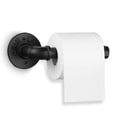 thumbnail image 5 of Heavy Duty Rustic Industrial Pipe Toilet Paper Holder (black), 5 of 5