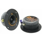 Pair 4 Speaker Size 400 Watt High Compression Aluminum Titanium Bullet Super Tweeter