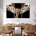 thumbnail image 3 of Elephant Stock Happy Giraffe Family Wall Art - Horizontal Multi Panel Canvas - Living Room Wall Decor - Animal Multi Panel - Black And White Decor - 65" x 42", 3 of 8