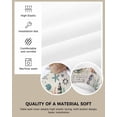 thumbnail image 2 of 4 Packs Nautical Anchor Seat Covers for Dining Chairs,Stretch Fitted Chair Seat Protectors Decorative Office Computer Desk Chair Cushion Removable Slipcovers,Coastal Beach Seahorse Sailboat Off White, 2 of 6