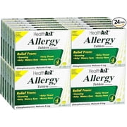 HealthA2Z® Allergy Relief | Chlorpheniramine Maleate 4mg | 24 Packs of 24 Caplets (576 Total) | Value Pack | Antihistamine for Sneezing, Runny Nose & Itchy Eyes
