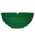 thumbnail image 2 of 38" Christmas Traditions Green Scalloped Edge Christmas Tree Skirt, 2 of 4