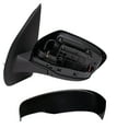 thumbnail image 3 of TRQ Left Driver Side Power Mirror without Heat with Blind Spot Indicator Smooth Black Fits 2022 2023 Nissan Frontier NI1320338, 3 of 5