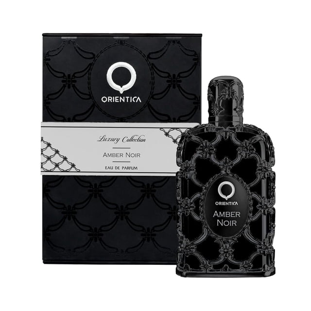 Orientica Amber Noir (Luxury Collection) Eau de Parfum Spray for Unisex, 2.7 Ounce