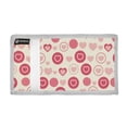 thumbnail image 2 of JIALIOU Nylon Trifold Card Wallet with ID Window Zipper Pocket for Men Women Teen Heart on Circle, 2 of 7