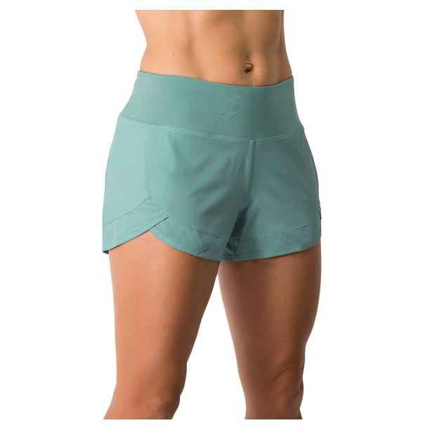 Womens Lightweight Running WOD Volleyball Shorts Workout Mesh Liner Zip  Pocket - Walmart.com
