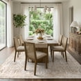 thumbnail image 3 of Lahome Area Rug for Living Room 6'x9', Machine Washable Neutral Farmhouse Rugs for Bedroom, Soft Non-Slip Low Pile Indoor Floor Accent Carpet for Office Entryway Nursery Dining Room - Beige, 3 of 10