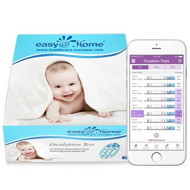 EasyHome 50 Ovulation Test Strips Kit the Reliable Ovulation