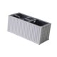 thumbnail image 2 of Organizador de escritorio portátil con múltiples compartimentos para bolígrafos y contenedores de envío Blanco, 2 of 8