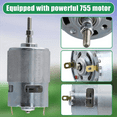 thumbnail image 6 of 3X 755 DC Motor for Weed Trimmer 21V Grass Cutter Motor with Long Shaft for Efficient Weed Cutting and Trimming, 6 of 8