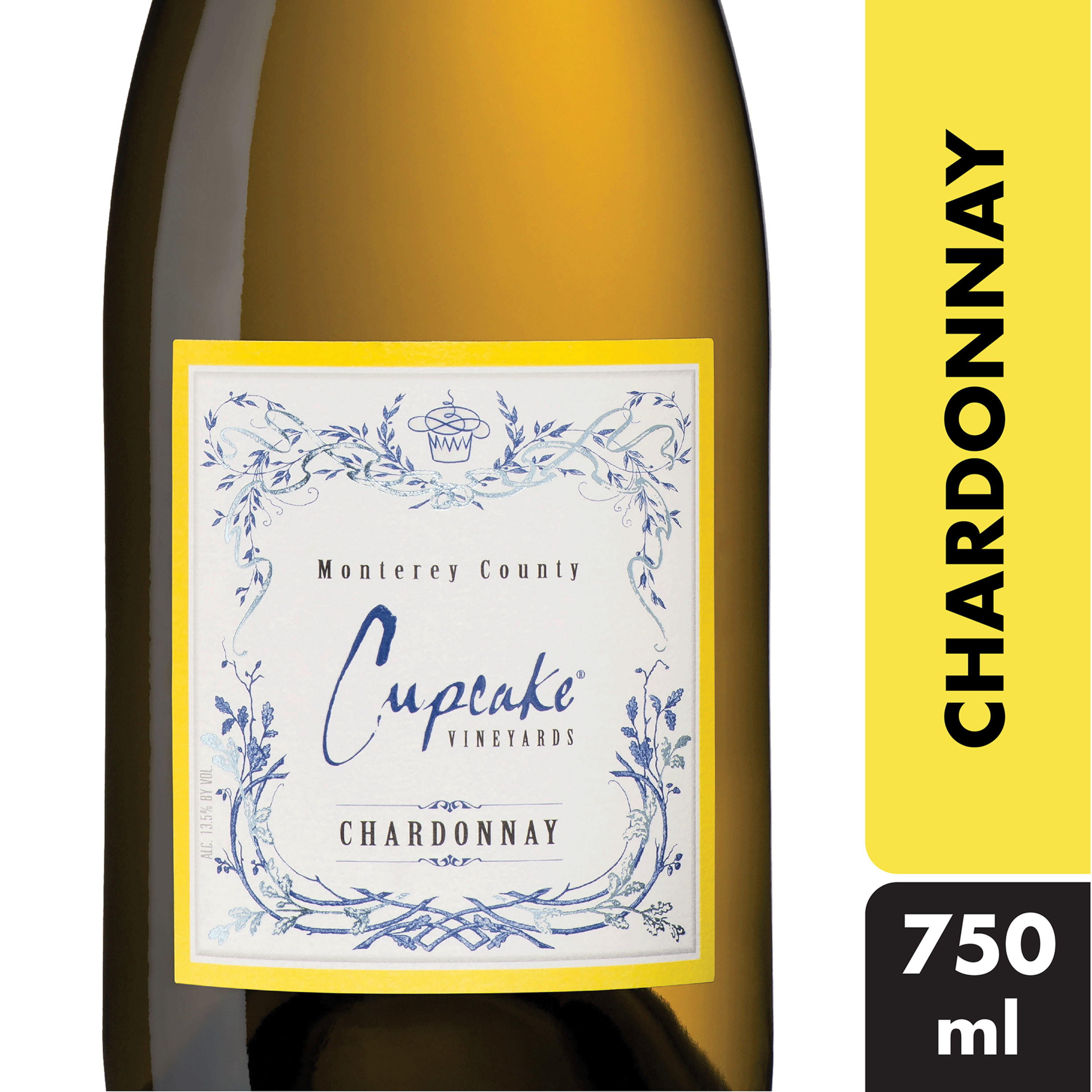 Cupcake Vineyards Chardonnay White Wine 750ml 2018 Monterey County 