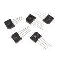 thumbnail image 2 of Colaxi 2x 5 Pieces PCB 6A 600V Full Single Phase Bridge Rectifiers GBU606 4 Pins 2 Pcs, 2 of 8