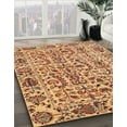 thumbnail image 3 of Ahgly Company Machine Washable Indoor Rectangle Abstract Chestnut Red Area Rugs, 8' x 12', 3 of 7