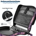 thumbnail image 4 of FORMRS Zipper Binder with Shoulder Strap 2-inch Ring 500 Sheet Capacity File Bag, Night Purple Road, 4 of 5