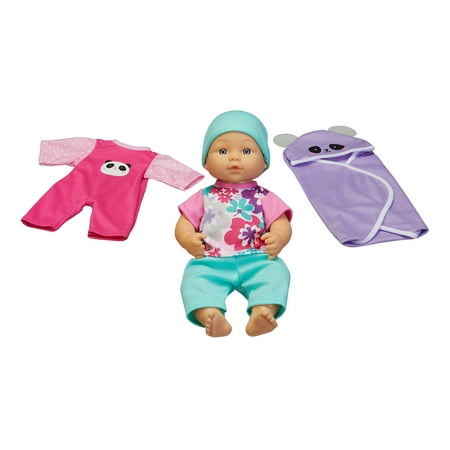 My Sweet Love 12.5" Baby & Outfits 6-Piece Play Set Doll Clothing Panda