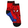 thumbnail image 4 of Super Hero Adventures Spider-Man Boys 6 pack Socks with Grippers SPN203, 4 of 7