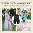 thumbnail image 6 of QRIC Baby Bump Full-Panel Maternity Shapewear, High Waisted Mid-Thigh Pregnancy Underwear Prevent Chaffing Soft Adominal Support, 6 of 6