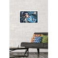 thumbnail image 2 of Demon Slayer - Tanjiro & Urokodaki Forest Wall Poster, 14.725" x 22.375" Framed, 2 of 6