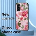 thumbnail image 2 of SaniMore for Samsung Galaxy A14 5G Case, 31 Diamonds Glass Vehicle Magnetic Support Flexible TPU Flower Pattern Cover with 360° Rotatable Ring Kickstand Shockproof Protective Shell, Green Flower, 2 of 11