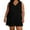 Black, variant on Women's Chiffon Sleeveless Sundress Plus Size Wide Strap V-Neck Tank Beach Dresses Summer Casual Vacation Cover Up Mini Dress White XXL