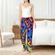 thumbnail image 4 of Fotbe Vintage Audio Cassettes Pantalones de Pijama para Mujer, Pantalones de Dormir, Pantalones Pj con Cordón y Bolsillos-Large, 4 of 6