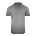 thumbnail image 5 of ZIMEGO Short Sleeve Polo for Men - Vintage Color Dyed Casual Shirts, Charcoal Grey, Large, 5 of 7
