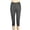 Dark Gray, variant on Capreze Womens Solid Color Leggings Casual Stretch Skinny Pants Elastic Waist Slim Fit Capri Pants