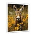 thumbnail image 2 of Designart "Absurdity of Yellow Donkey I" Animals Framed Wall Art - Traditional Yellow Donkey Living Room Framed Canvas Art, 2 of 6