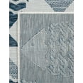 thumbnail image 6 of Unique Loom Outdoor Coastal Collection Area Rug - Pesci (2' x 6' 1" Runner Navy Blue/Ivory), 6 of 6