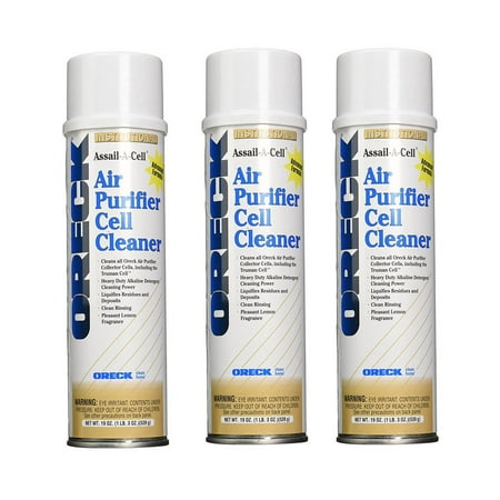 Oreck Air Purifier 19oz Assail-A-Cell Cleaner Cans (Pack of 3) #