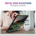 thumbnail image 4 of Designed for Samsung Galaxy Z Fold 7 5G Case, Military Grade Protective Phone Case Cover with Enhanced Metal Ring Kickstand [Support Magnet Car Mount] Compatible with Z Fold 7 5G, Armygreen, 4 of 8