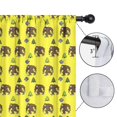 thumbnail image 4 of Blackout Kids Curtains,Yellow Bigfoot and Tree Pattern Childrens Insulated Curtains Set Of 2,Bedroom Essentials,Toddler Room Decor 42x54in(106x137cm), 4 of 5
