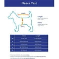 thumbnail image 2 of Gooby Fleece Vest Dog Sweater - Gray, Small - Warm Pullover Fleece Dog Jacket With O-Ring Leash - Winter Small Dog Sweater Coat - Cold Weather Dog Clothes For Small Dogs Boy Or Girl, 2 of 2