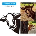 thumbnail image 2 of Decoración de valla de jardín de metal, césped al aire libre, patio, árbol, letrero colgante, adornos de arte para patio exterior, animal 1 Vogacara HA008504-01, 2 of 6