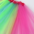 thumbnail image 5 of Povozer Tutu Skirt Girls Tulle Ballet Dance Dress Princess Skirt for Toddler(Green,2-12T), 5 of 5