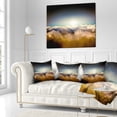 thumbnail image 2 of Designart Gloomy Sky above Clouds - Contemporary Landscape Printed Throw Pillow - 18x18, 2 of 4