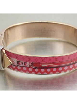 Louis Vuitton Bracelet Bangle Brasserie Lv Confidential Pm Metal/Enamel  Pink Ladies M64366