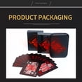 thumbnail image 4 of Naipes A Prueba De Agua Black Poker Collection Black Diamond Poker Card Hot Gift Standard Party Naipes Con Caja sonducket FN003226-02, 4 of 6