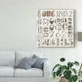 thumbnail image 3 of Trademark Fine Art 'Weathered Numbers I' Canvas Art by Jarman Fagalde, 3 of 4
