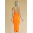 thumbnail image 3 of Sleeveless Maxi Dress with Ribbed Texture and Open Back, 3 of 9