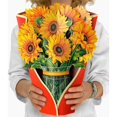 thumbnail image 2 of Mother's Day 3D 3D Handheld Flower Bundle Greeting Card Popup Flower Bundle Greeting Message, 2 of 8