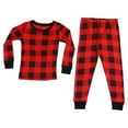 thumbnail image 5 of #FollowMe Matching Christmas Pajamas for Family & Couples  Festive Holiday Sleepwear (Kids-Buffalo Plaid, 24 Months), 5 of 8