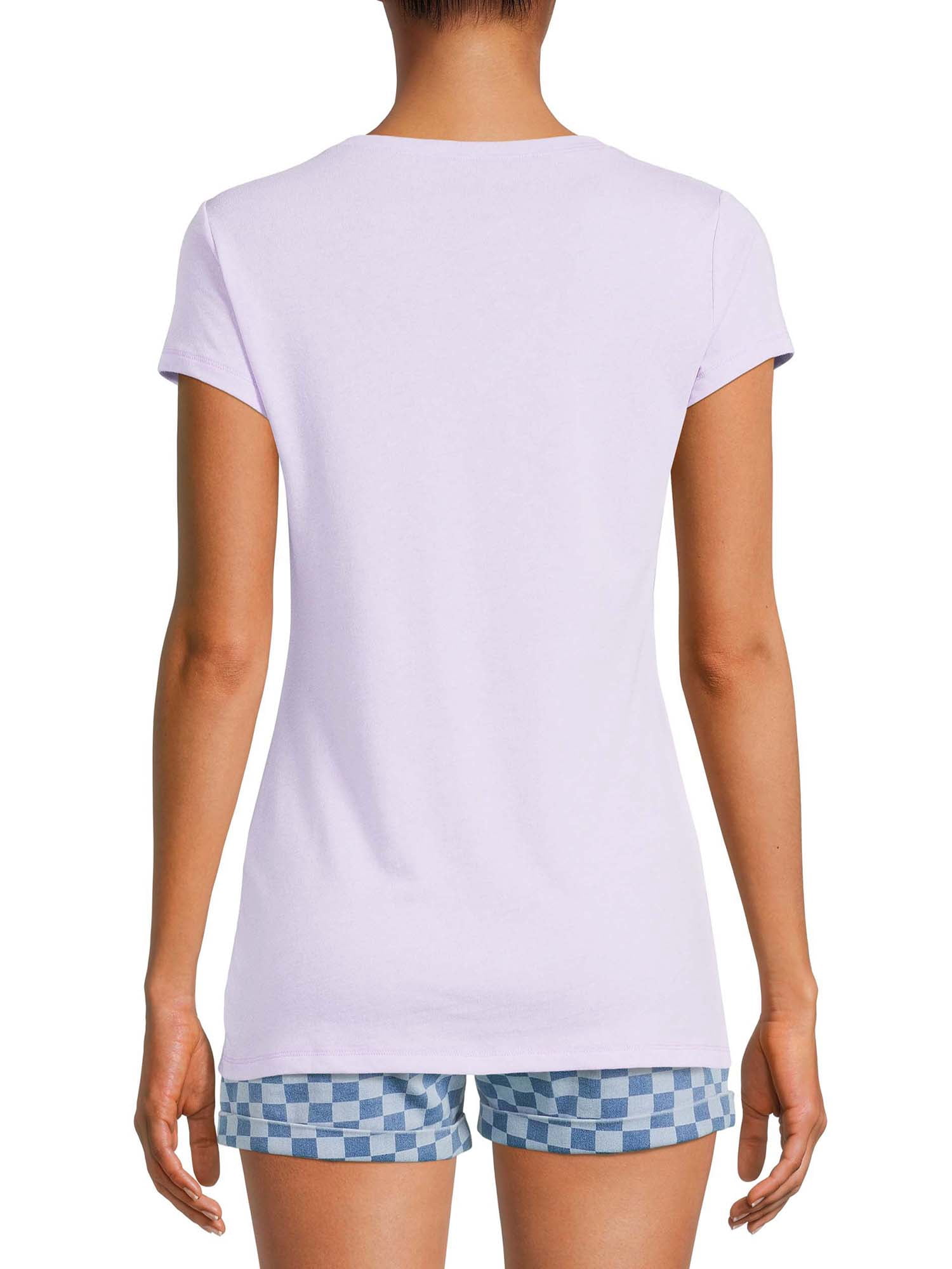 No Boundaries Women's Juniors Everyday Short Sleeve T-Shirt, 3-Pack