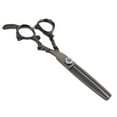 thumbnail image 3 of Tijeras de Peluquería Yuyangstore Tijeras de adelgazamiento de cabello acero Inoxidable negro, 3 of 8