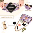 thumbnail image 2 of FORMRS Womens Shoulder Bag with Chain Strap Clutch Purse Cute Tote Handbag, Purple Cute Halloween, 2 of 7