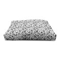 thumbnail image 3 of Leaves Pet House, Autumn Season in the Woods Themed Monochrome Pattern Deciduous Trees Maple Oak, Outdoor & Indoor Portable Dog Kennel with Pillow and Cover, 5 Sizes, Black White, by Ambesonne, 3 of 4